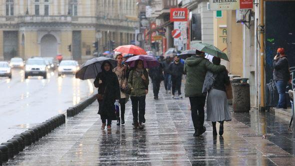 U Sarajevu oblačno vrijeme sa kišom - Avaz