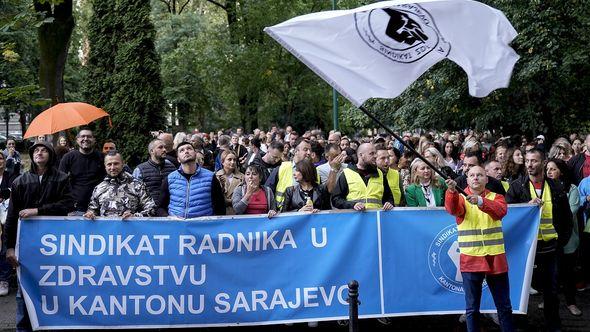 Tokom protesta prije nekoliko dana - Avaz