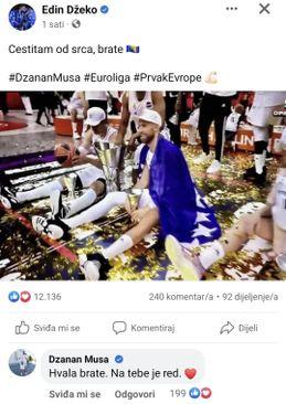 Džanan Musa odgovorio Edinu Džeki - Avaz