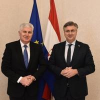 Čović s Plenkovićem: Hrvatska želi dobre odnose s BiH