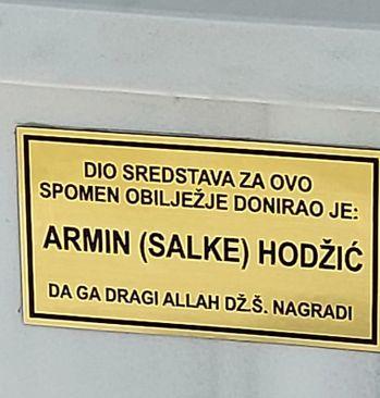 Zahvalnica Hodžiću - Avaz