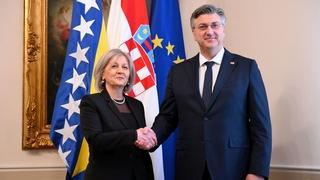 Krišto i Plenković: U fokusu intenziviranje saradnje BiH i Hrvatske