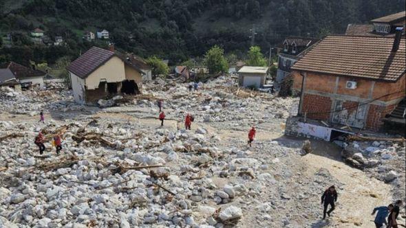 Donja Jablanica na dan katastrofe - Avaz