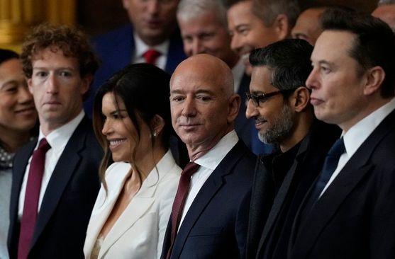 Zakerberg, Bezos, Pičai i Mask na inauguraciji - Avaz