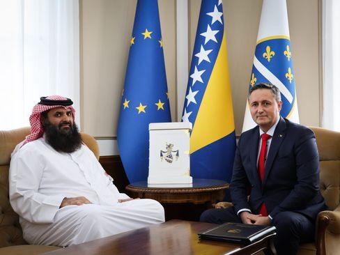 Denis Bećirović i Mešal Ali Mohamed Abdulah Al-Attijah - Avaz