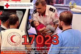 Pokrenut humanitarni broj 17023 za pomoć stanovništvu Gaze