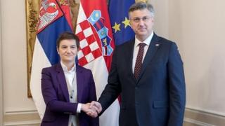 Plenković se sastao s Brnabić u Zagrebu