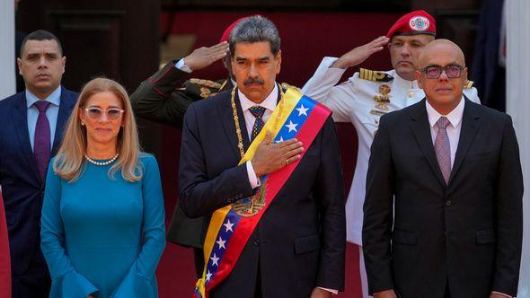 Nikolas Maduro na inauguraciji - Avaz