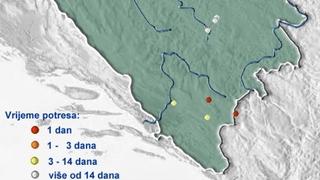 FHMZ: Zemljotres jačine 5,4 stepeni imao epicentar kod Plužina, a osam minuta kasnije se ponovo treslo kod Gacka