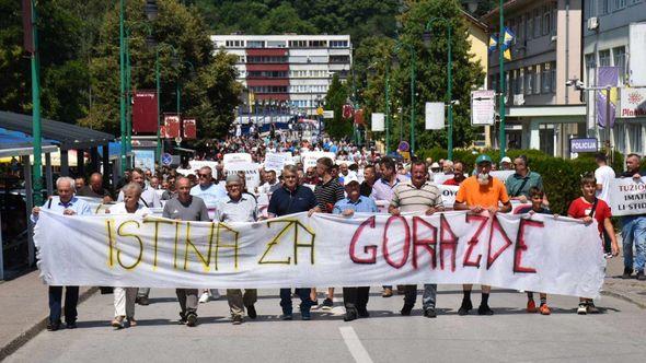 Sa današnjih protesta - Avaz