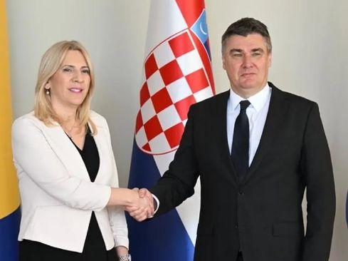 Željka Cvijanović i Zoran Milanović - Avaz